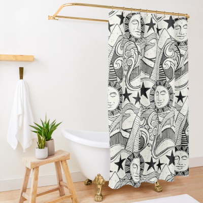 into the wild black redbubble shower curtain sharon turner