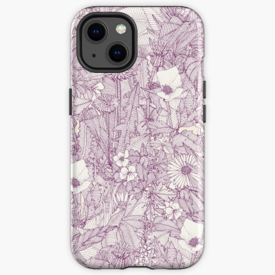 weeds aplenty purple redbubble iPhone case sharon turner