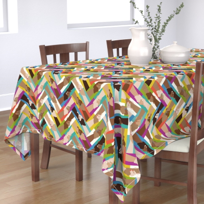 reach out spoonflower tablecloth sharon turner scrummy