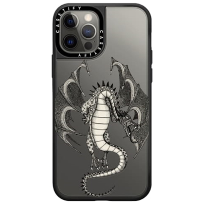 dragon transparent casetify exclusive phone case sharon turner