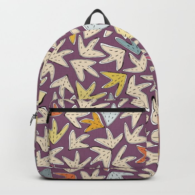 YARPRAK purple society6 backpack sharon turner