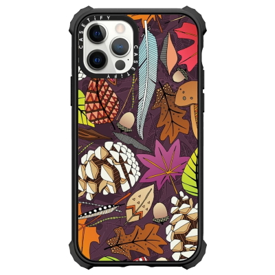 boho autumn cassis botanical casetify iphone case sharon turner
