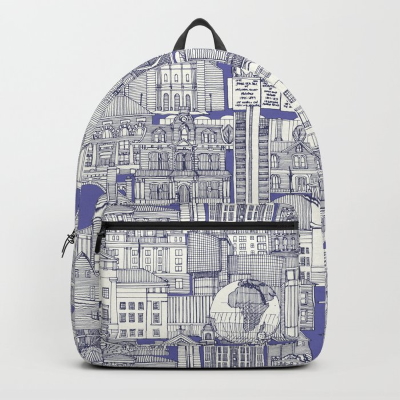Raleigh NC toile very peri redbubble backpack sharon turner