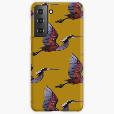 Agami heron gold samsung glaxy phone case redbubble sharon turner