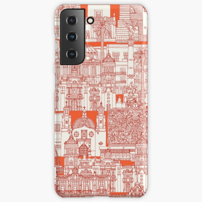 Mexico City toile fire redbubble Samsung Galaxy phone case sharon turner
