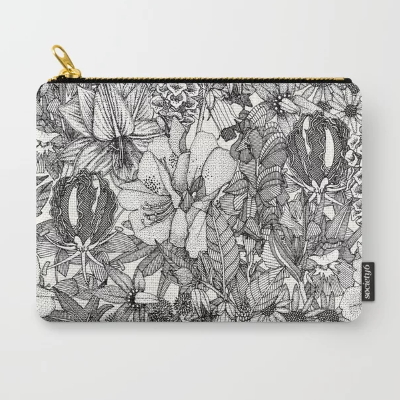 poisonous plants black pouch society6 sharon turner
