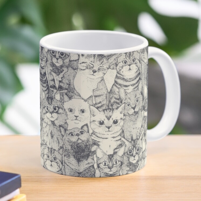 just kittens iron redbubble coffee mug sharon turner