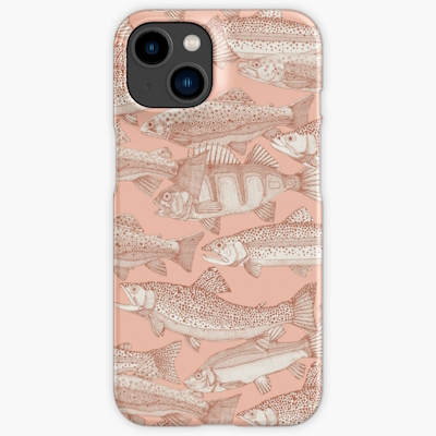 lake fish NZ russet blossom iphone case redbubble