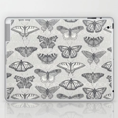 butterflies mono laptop iPad Society6 sharon turner