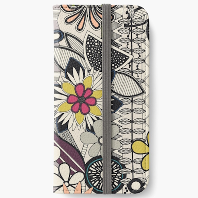 blommacan redbubble iPhone wallet sharon turner