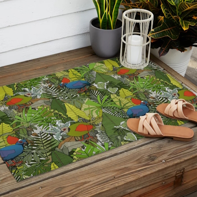 roul-roul eden society6 outdoor rug sharon turner