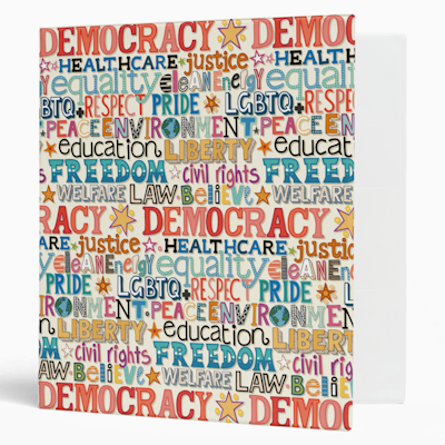 politics matters zazzle ring binder sharon turner scrummylicious