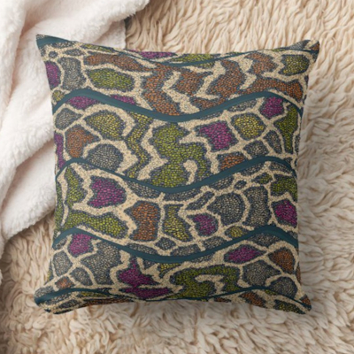 boa wave zazzle throw pillow sharon turner scrummylicious