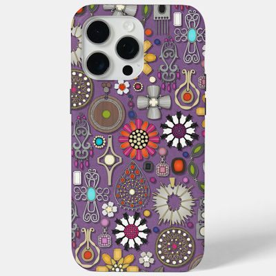 zazzle boho jewel treasures case-mate iPhone case sharon turner scrummylicious