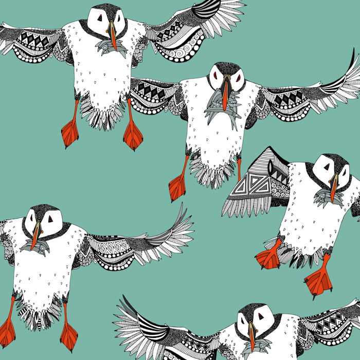 atlantic puffins mint birds 700