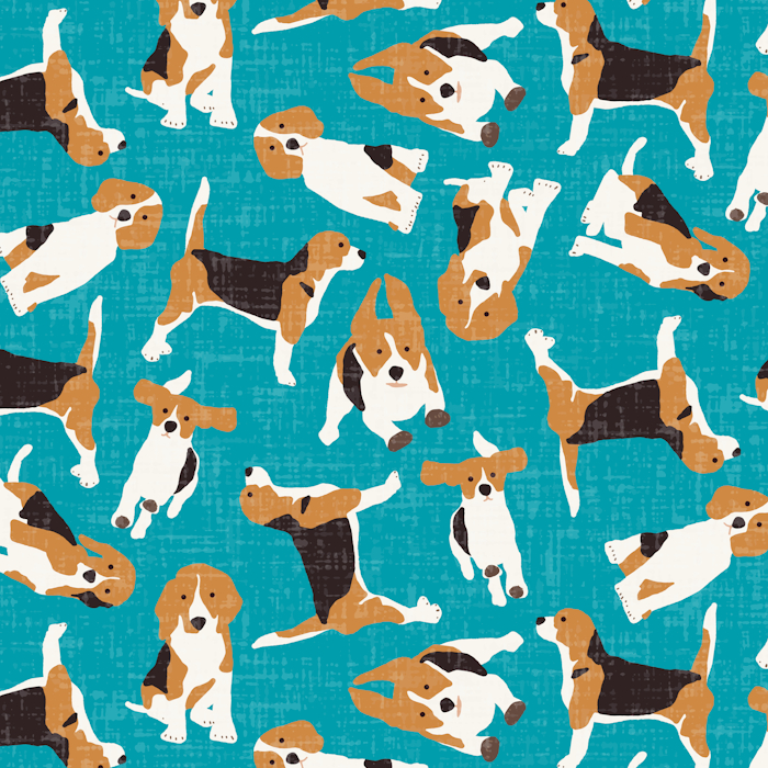 beagle scatter blue dogs 700