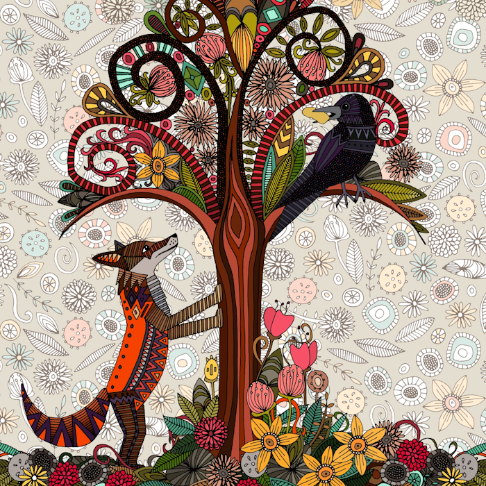 fox and crow animals 700