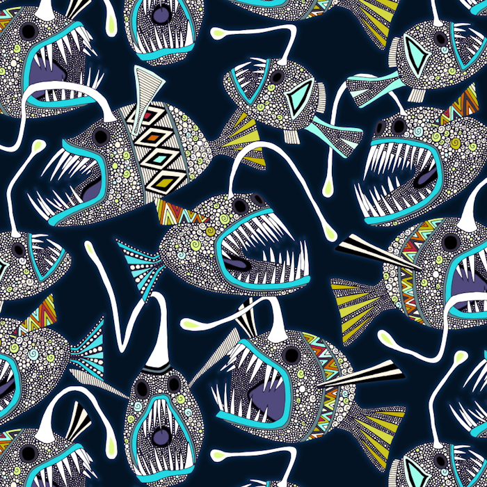 deep sea anglerfish ocean 700