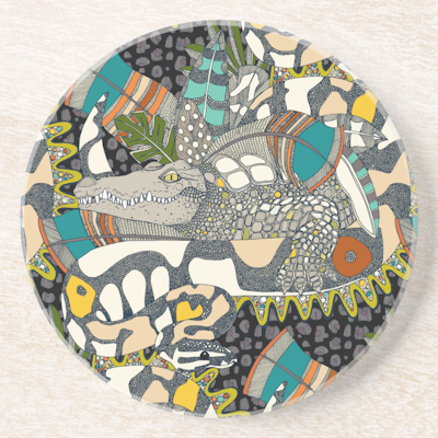 animalier pop zazzle coaster sharon turner scrummy scrummylicious