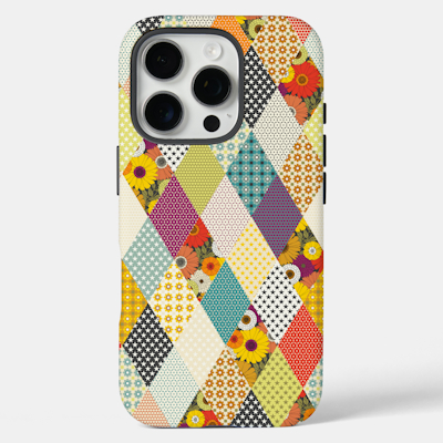 zazle vintage floral patchwork quilt case mate iPhone case sharon turner scrummylicious