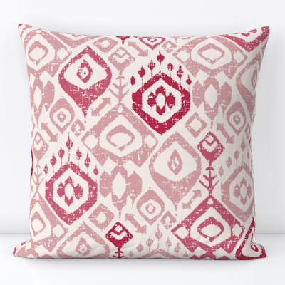 lezat viva magenta spoonflower throw pillow sharon turner scrummy