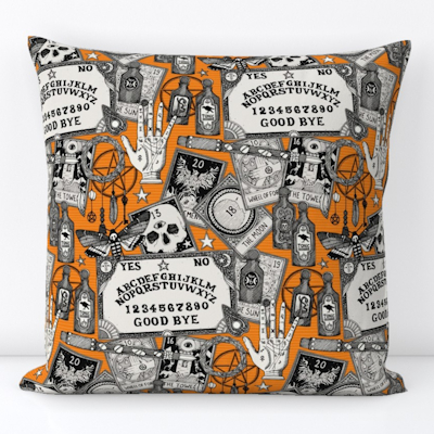 witchcraft satsuma small spoonflower throw pillow sharon turner scrummy
