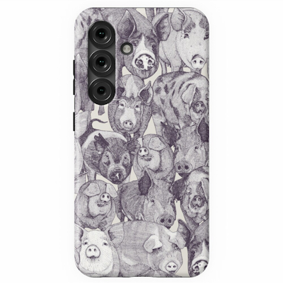 just pigs mulberry strong white redbubble samsung galaxy phone case sharon turner scrummy
