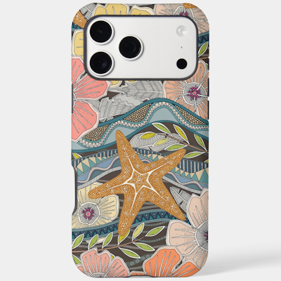 tropical waves earth zazzle iPhone case mate case sharon turner scrummylicious