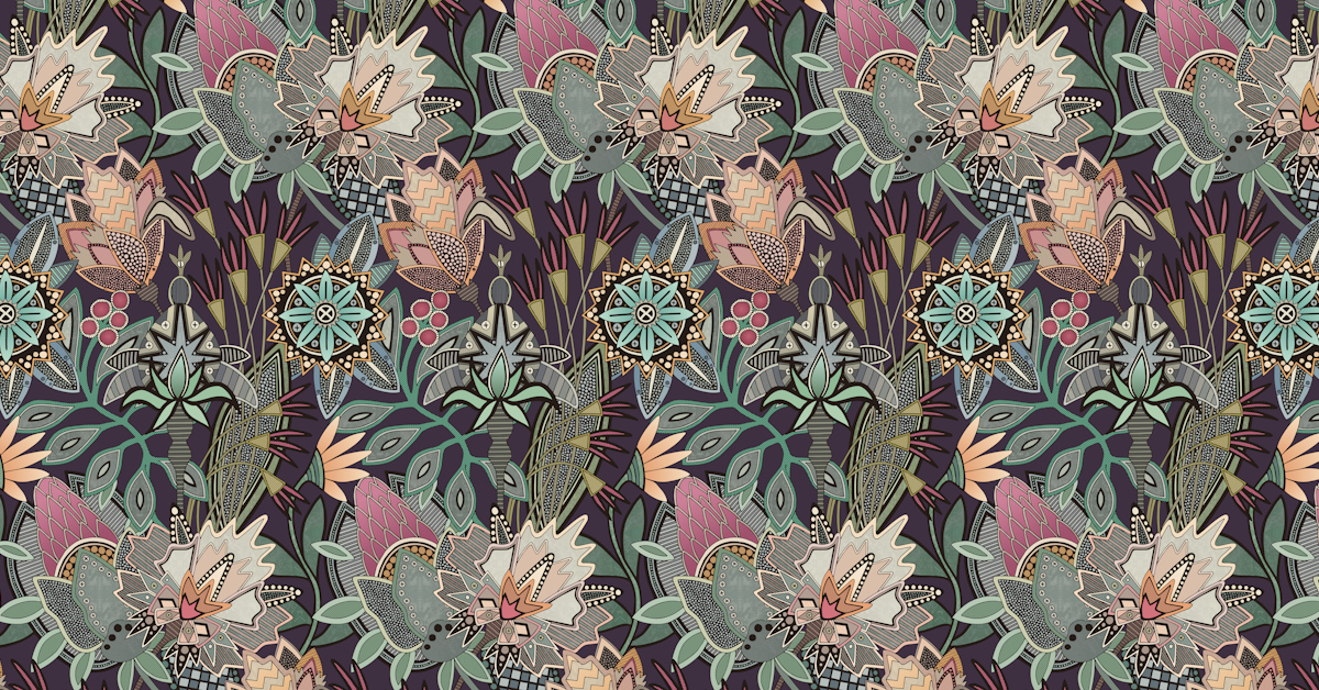 steampunk chintz grape featured image sharon turner scrummy spoonflower