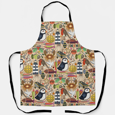zazzle coastal christmas decorations sand apron sharon turner scrummylicious