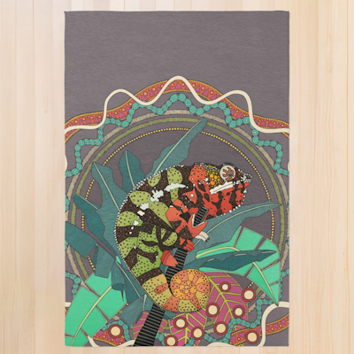 zazzle forest chameleon rug sharon turner scrummylicious