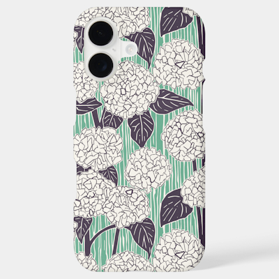 zazzle hydrangea mulberry peppermint green case mate iPhone case sharon turner scrummylicious