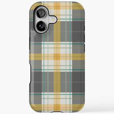 redbubble plaid mana kernow iPhone magsafe tough case sharon turner scrummy