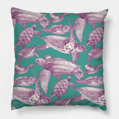 sea turtles throw pillow sharon turner teepublic
