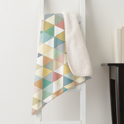 zazzle texture triangles geo sherpa blanket sharon turner scrummylicious