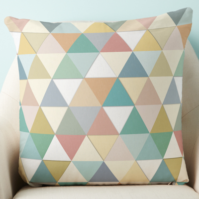 zazzle texture triangles geo throw pillow cushion sharon turner scrummylicious