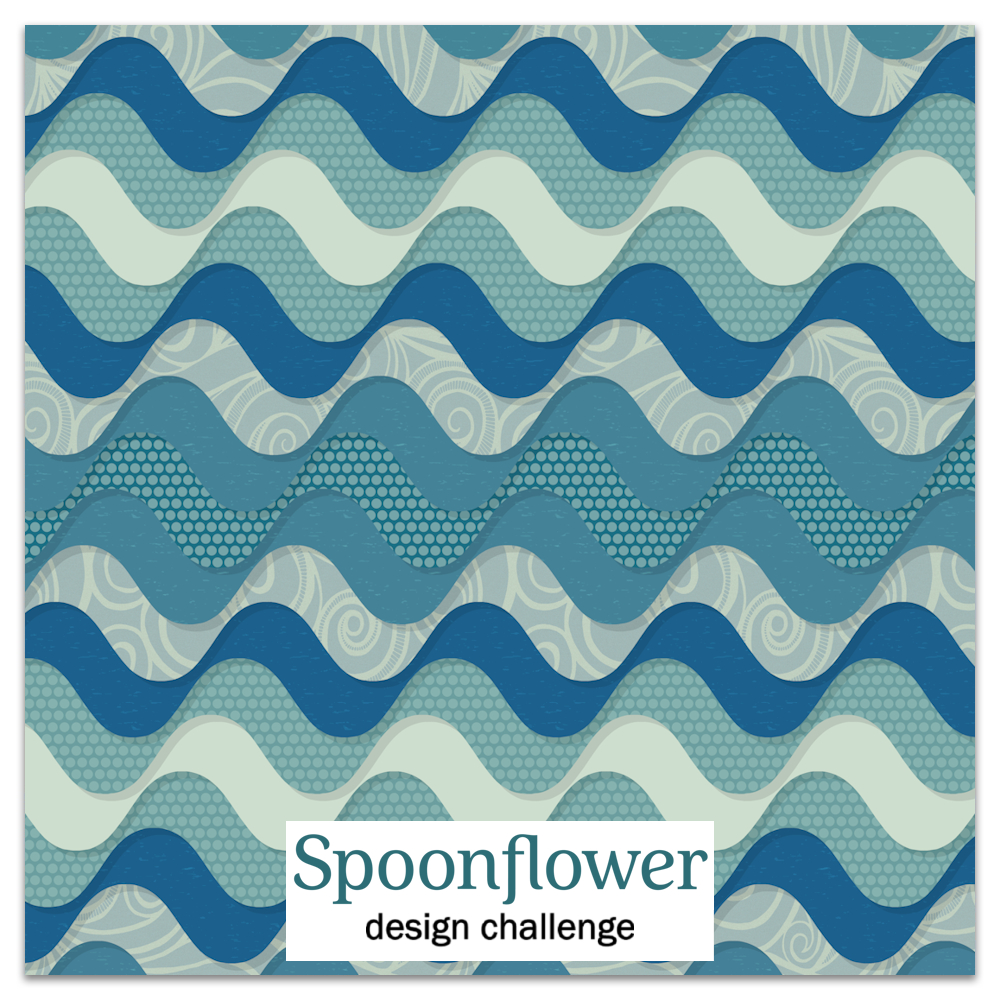 blue wave patchwork revival spoonflower challenge contest sharon turner scrummy